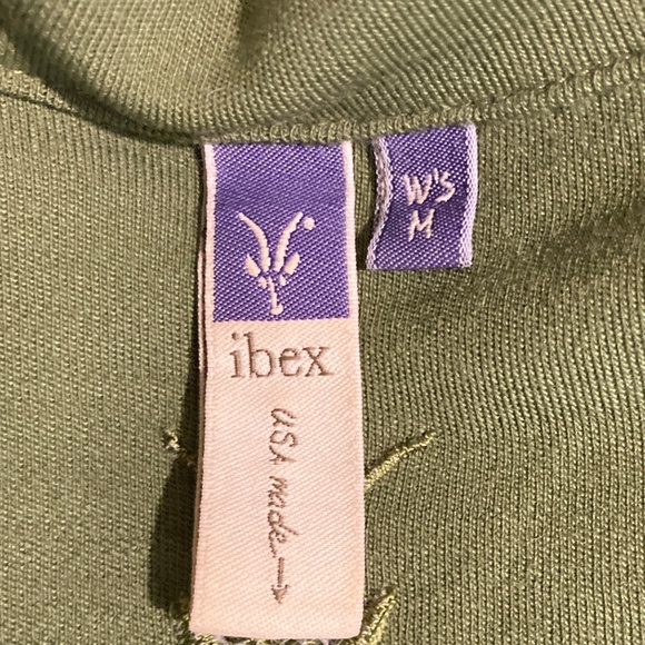 IBex 100% Merino Green 1/4 Zip / M - Picture 3 of 3